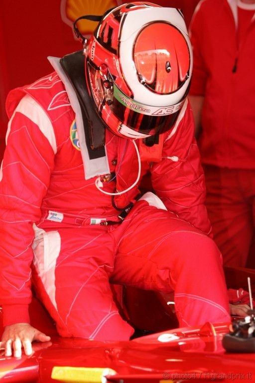 Test Ferrari F2008 Italian F3 Drivers Vallelunga